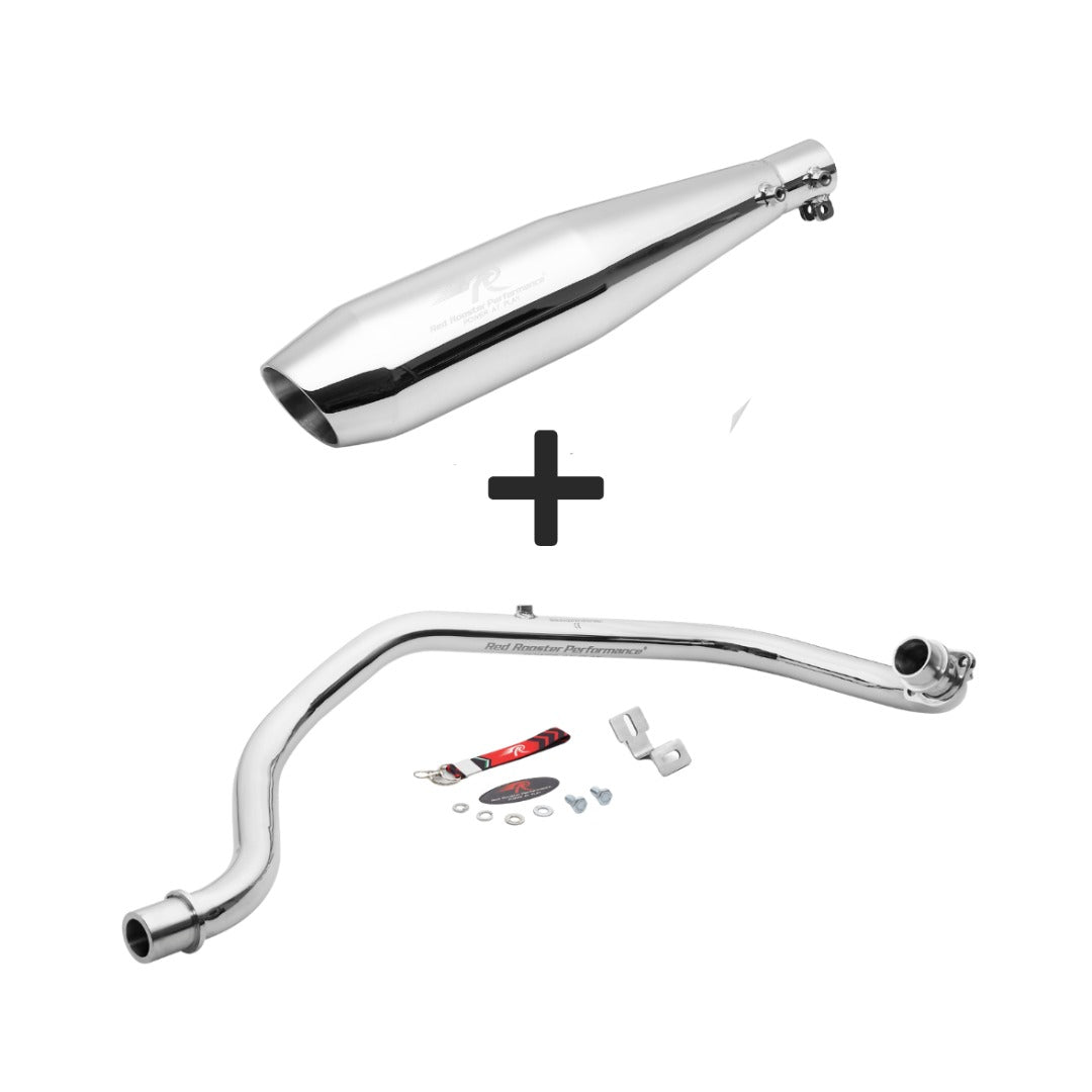 Red Rooster Polaris Exhaust for Hero XPulse 200 Full System