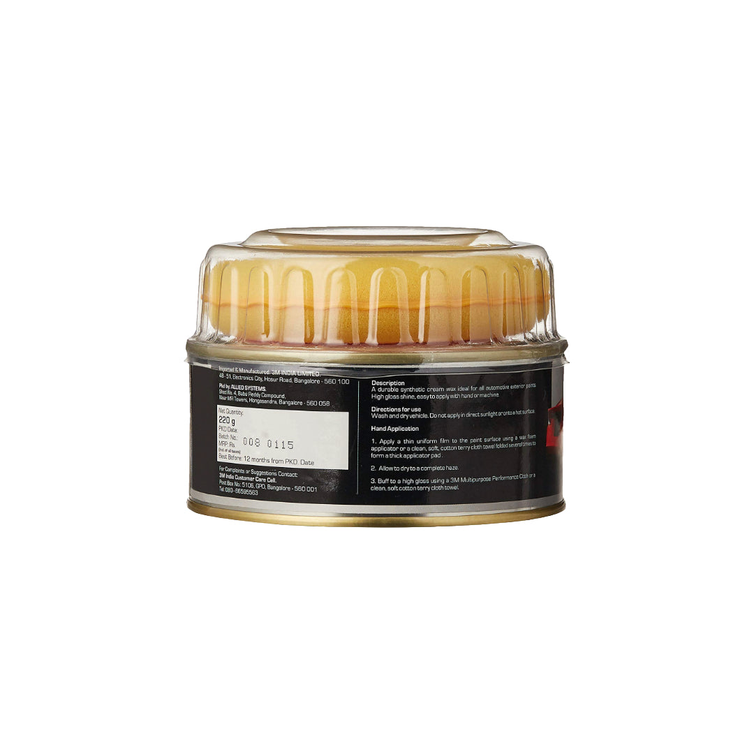Cream Car Wax - 3M Auto Specialty, 220g