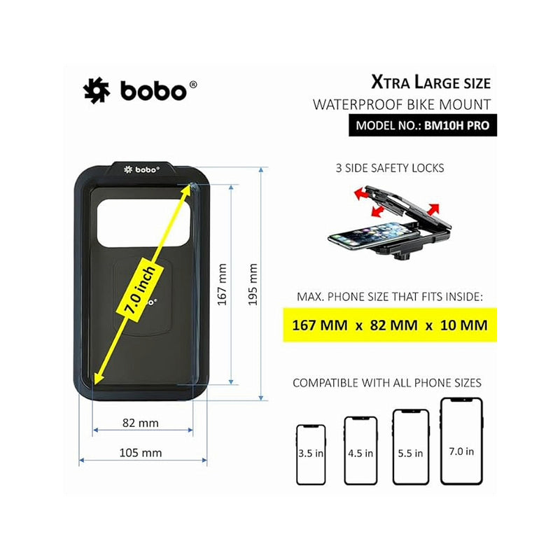 Mobile Holder For Bike-BOBO BM 10H Pro