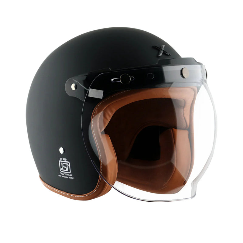 Axor Retro Jet Half Face Motorcycle Helmet