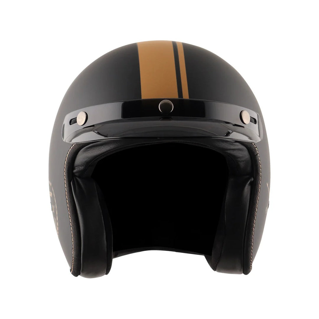 Axor Retro Jet Euro Globe Half Face Motorcycle Helmet