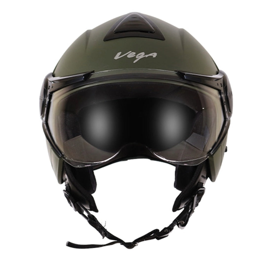 Vega VERVE DX Solid Open Face Helmet
