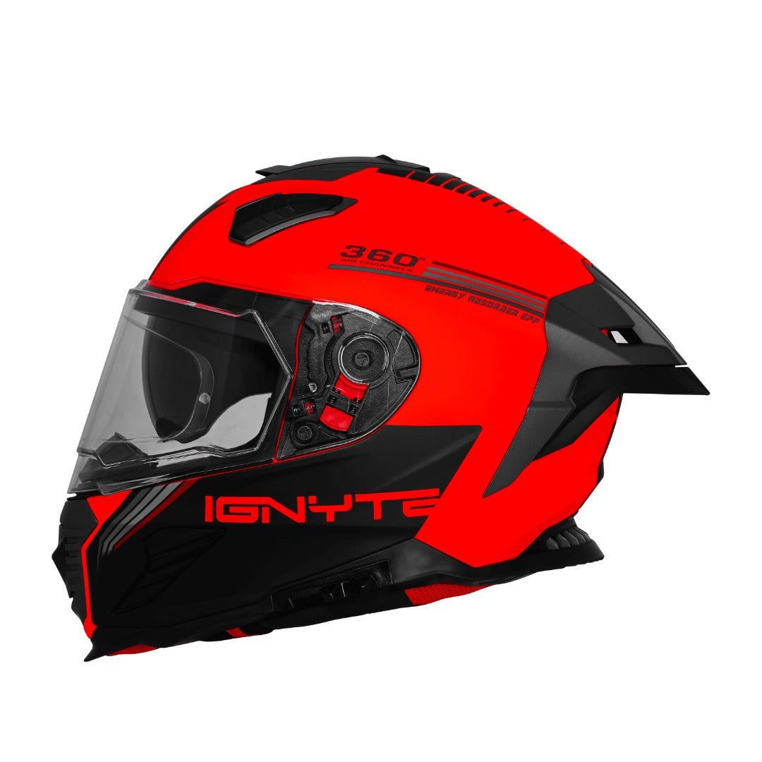 IGN-16 ISS DOT Quantumm Glossy Full Face Helmet
