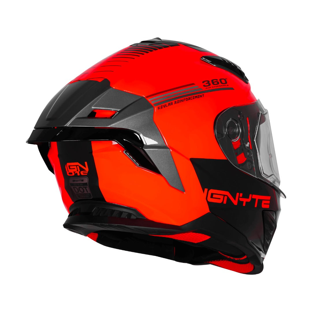 IGN-16 ISS DOT Quantumm Glossy Full Face Helmet