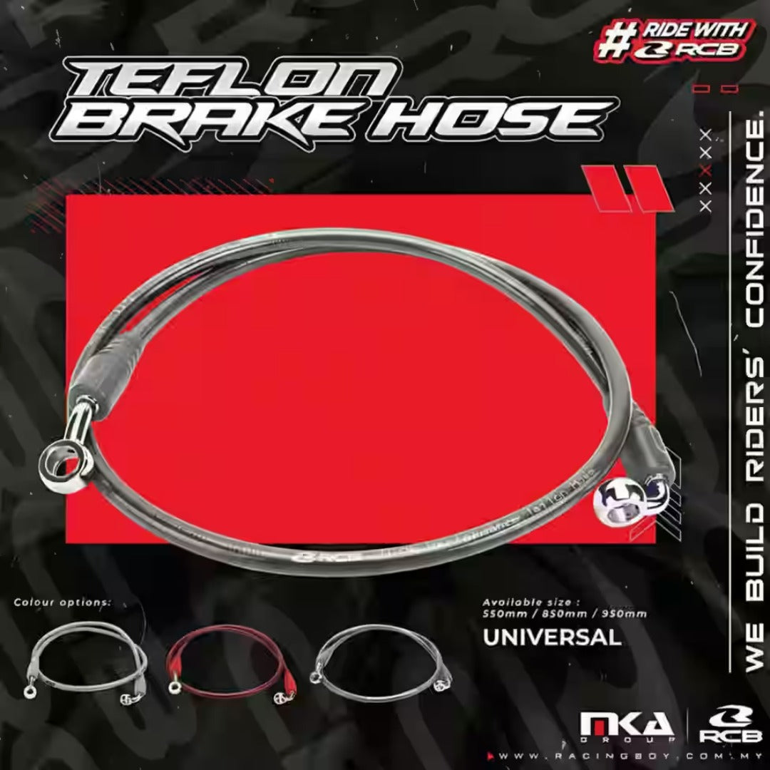 RCB S SERIES TEFLON BRAKE HOSE 1300 MM