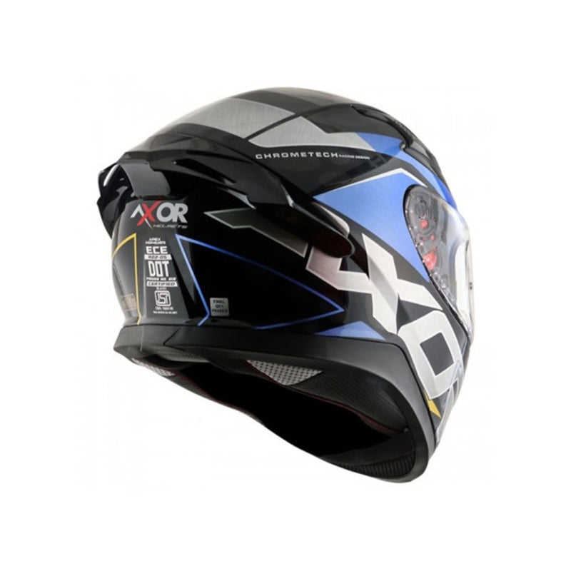 Axor Apex Chromtech Gloss Black  Matt Blue Helmet