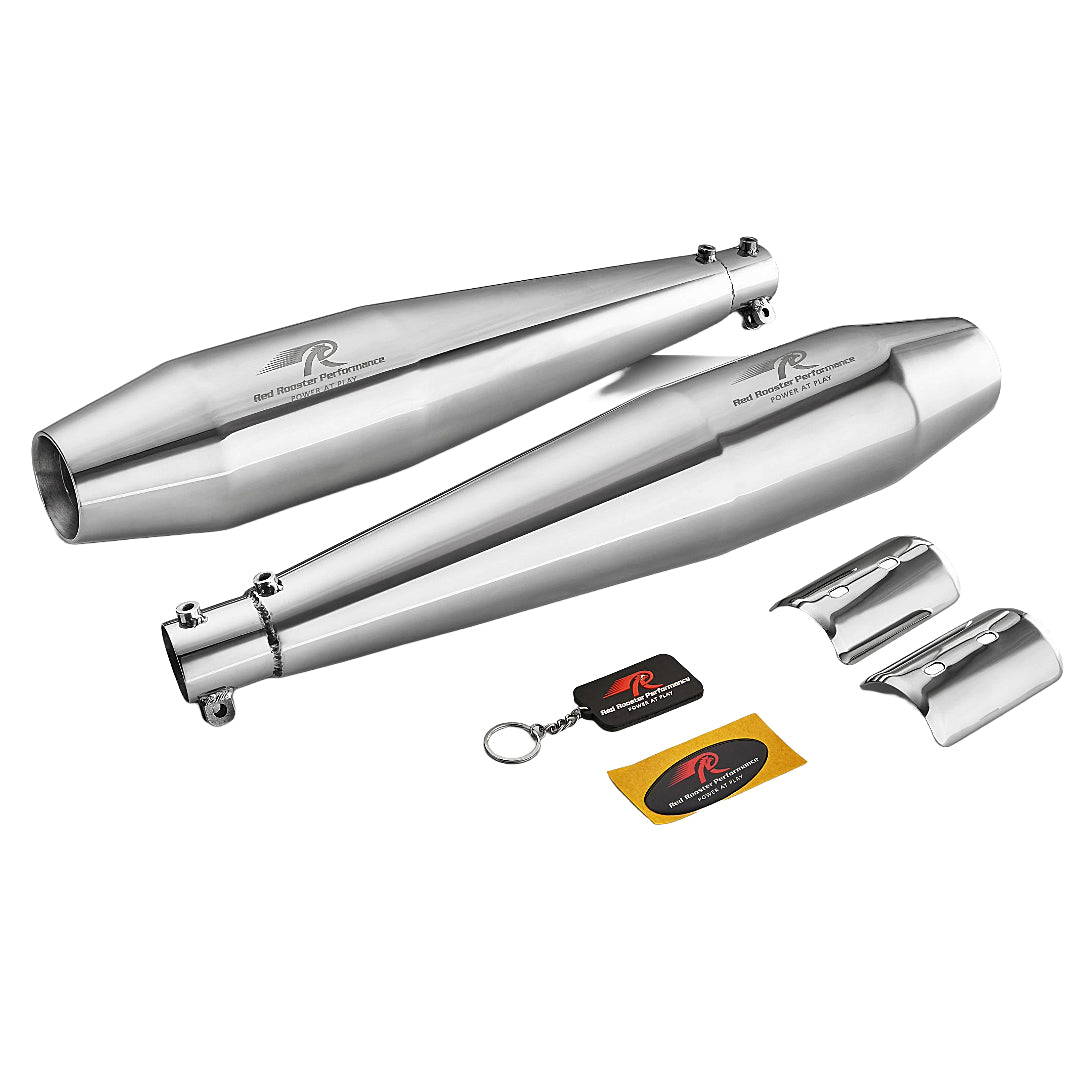 Polish Exhaust For Gt 650/Interceptor 650-Redrooster Stellar