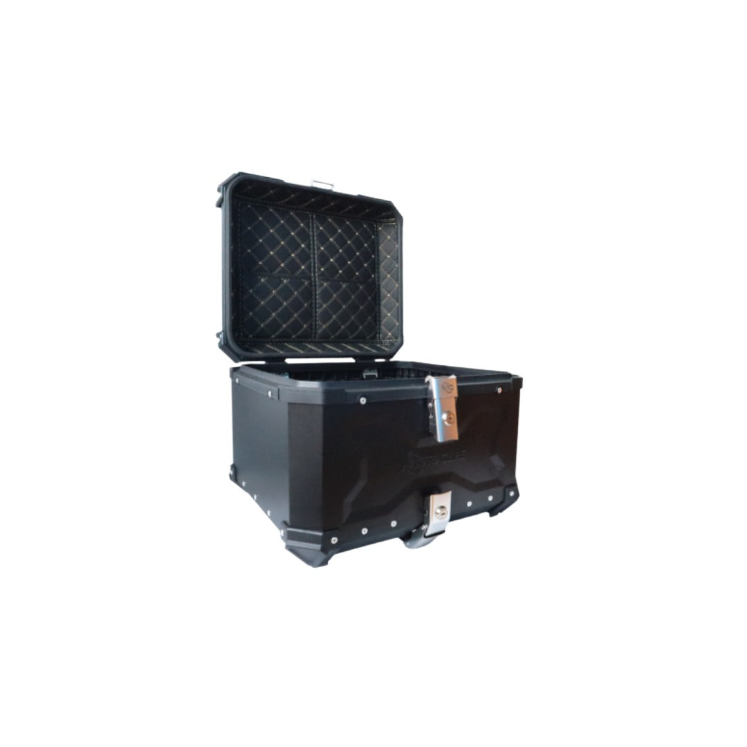 Motocare Aluminium 55L MX Black Top Box