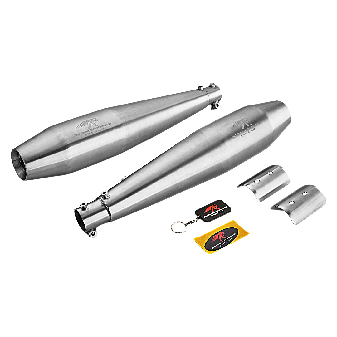 Polish Exhaust For Gt 650/Interceptor 650-Redrooster Stellar