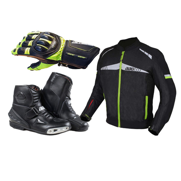 BBG Jacket /Boot/Glove Combo-Neon