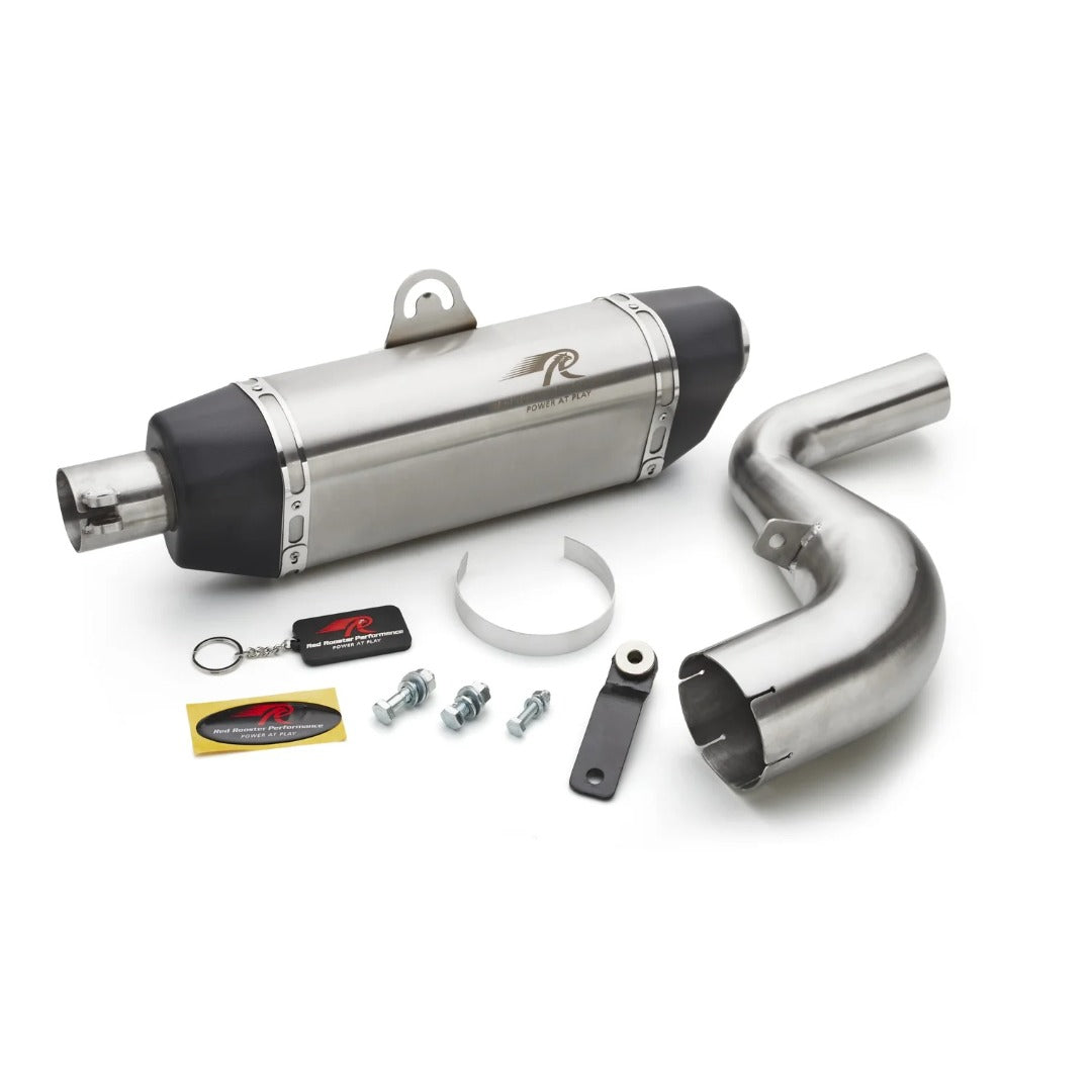 RRP Galactic Matte Exhaust with Bend Pipe for KTM Duke 250/390 & KTM Adventure 390