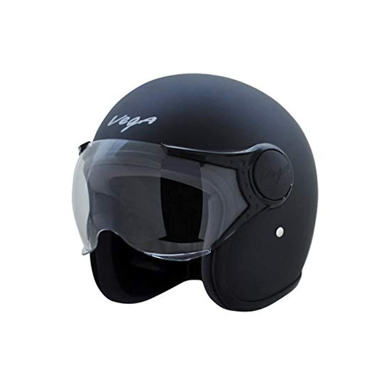 Helmet/Vega/JET DX W PEAK/DULL BLACK/L