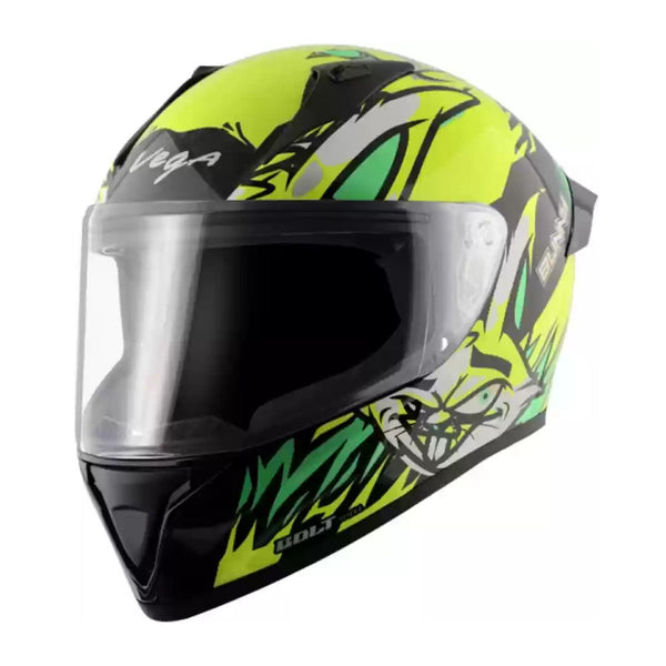 Helmet/Vega/BOLT DX/BUNNY/BLACK NEON YELLOW/M