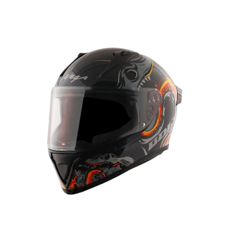 Helmet/Vega/BOLT DX/OCTOPUS/BLACK ORANGE/L