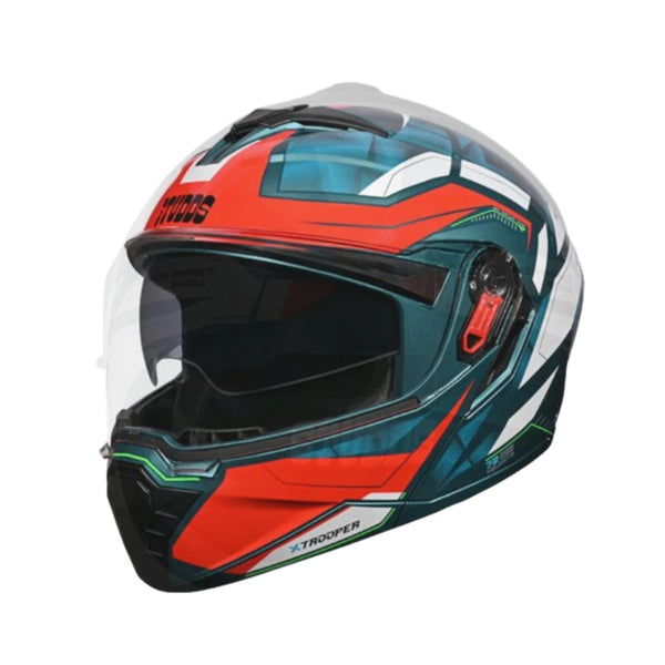 Helmet/Studds/DRIFTER D4 R1/(W/SPOILER)/BLACK N4 GREY/L BALACLAVA FREE BSDDP