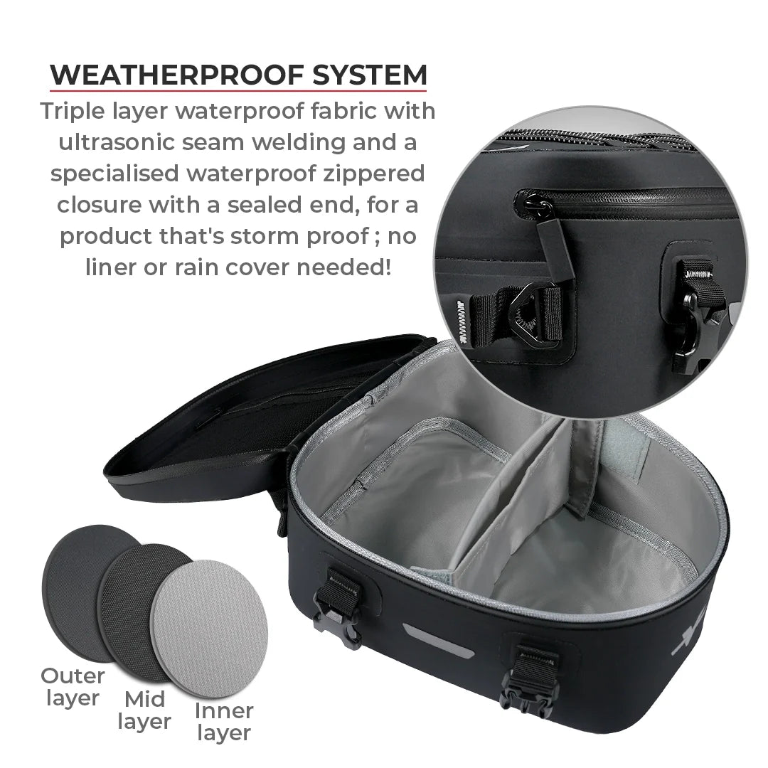 Viaterra 100% Waterproof Tail/Seat Bag 6L