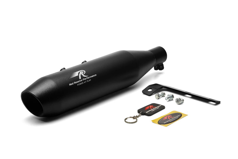 Red Rooster Performance Rumbler Ace Exhaust For Hunter 350/Classic Reborn 350/Meteor 350