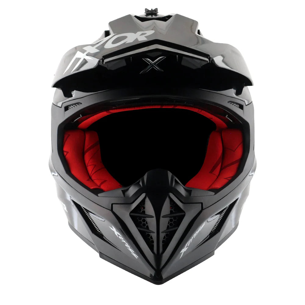 Axor X-cross Single Color Motorcycle Helmet