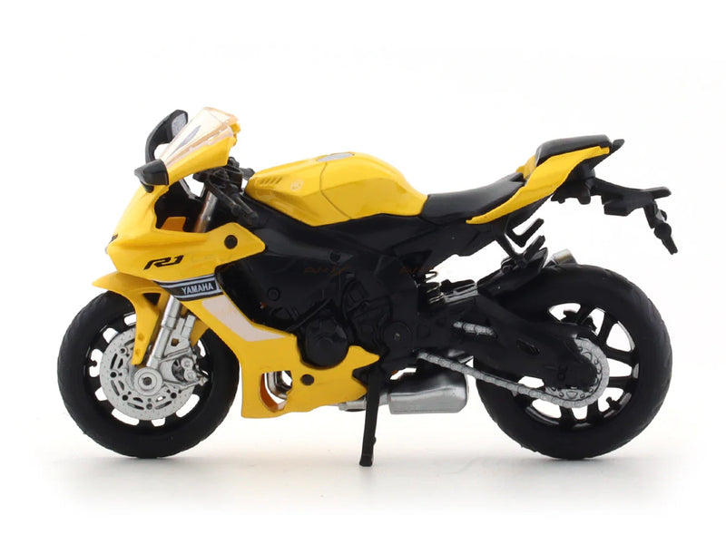 MSZ Yamaha YZF-R1 60th Anniversary Edition Yellow 1:18 Scale Model