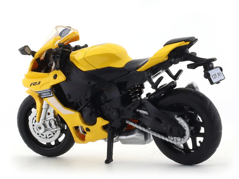 MSZ Yamaha YZF-R1 60th Anniversary Edition Yellow 1:18 Scale Model