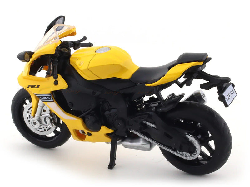 MSZ Yamaha YZF-R1 60th Anniversary Edition Yellow 1:18 Scale Model