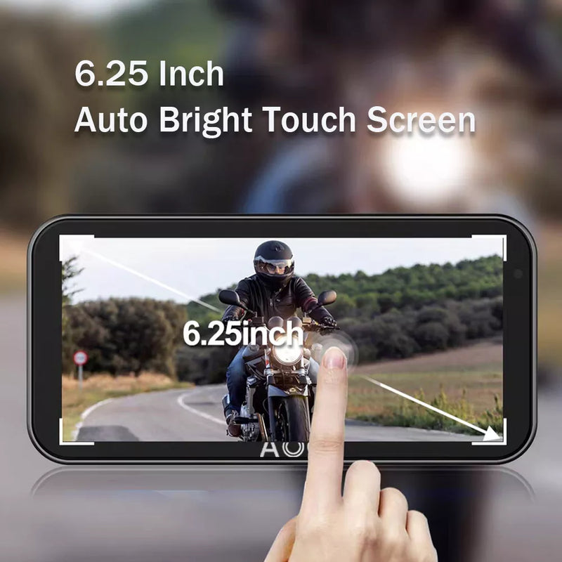 Aoocci C6 Pro All-in-One Motorcycle Dash Cam with GPS & Anti-Theft