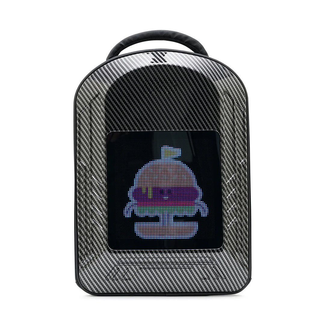 LED Screen Medium Titanium Backpack | Waterproof Smart Backpack with Custom Display