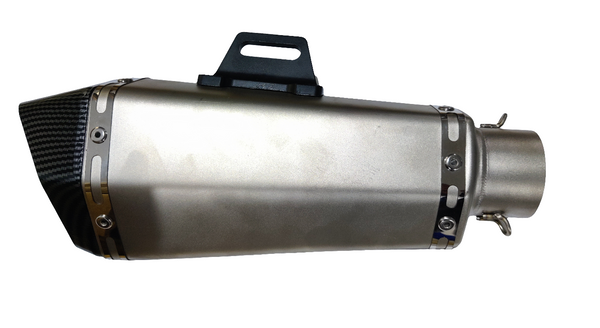 SLIP-ON EXHAUST Short-Silver