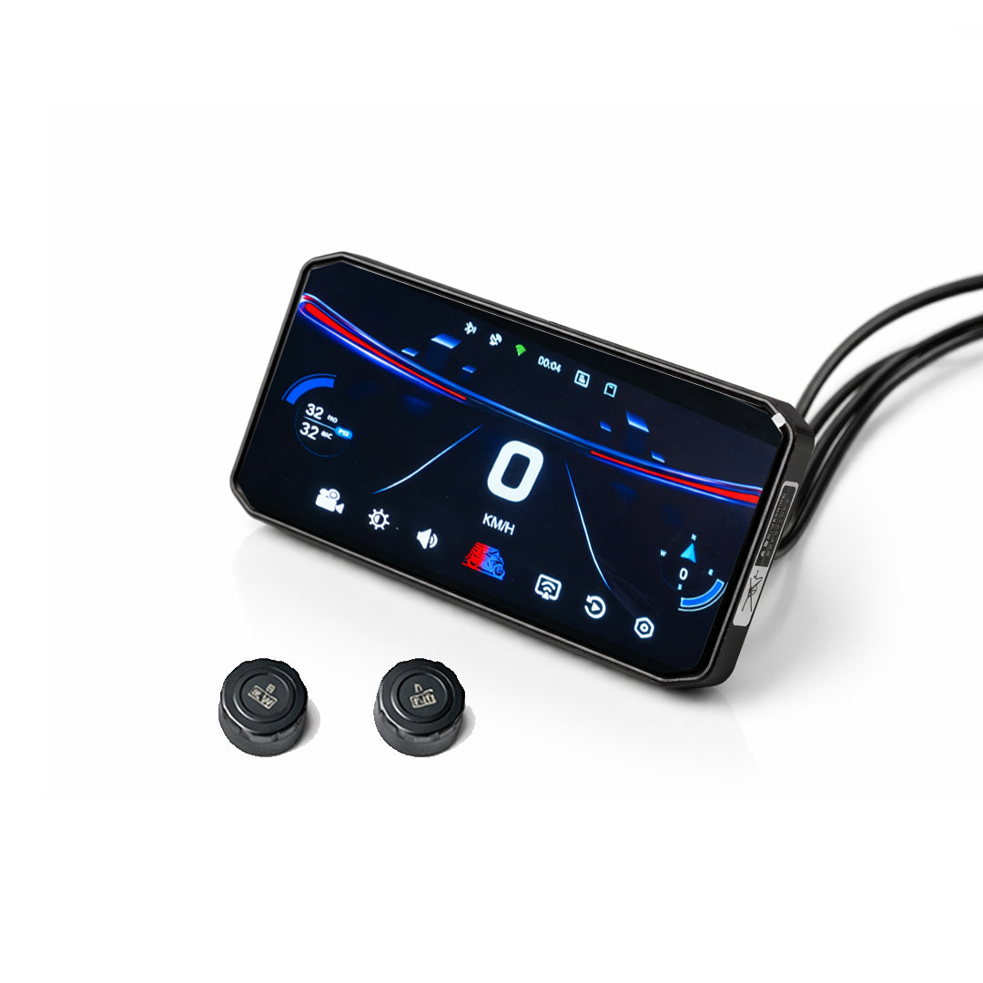 BIKE SPEC XPLAY Lite Motorcycle CarPlay Screen with TPMS | 6.25” Waterproof GPS Display