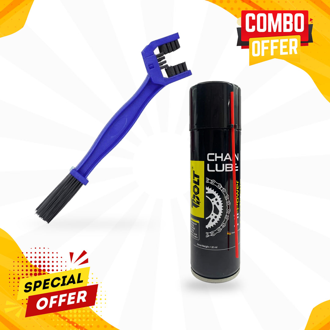 TBolt Chain Lube and Chain Brush Combo Offer