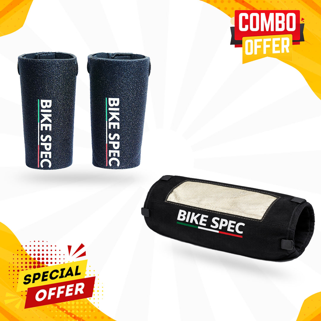 BikeSpec Front Fork Seal Cover and Mono Fork Seal Cover - Combo
