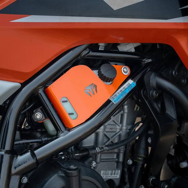 Moto Torque Orange Coolant Guard for KTM 390 Adventure X/S (2025)