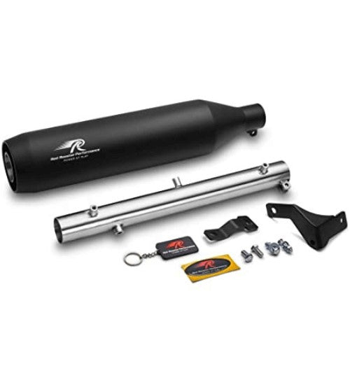 Red Rooster Performance Polestar Exhaust For Meteor 350 – Black