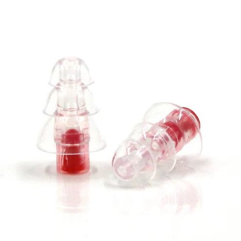RideMute Level 1 Motorcycle Earplugs by VisorPro 26dB Wind Noise Reduction