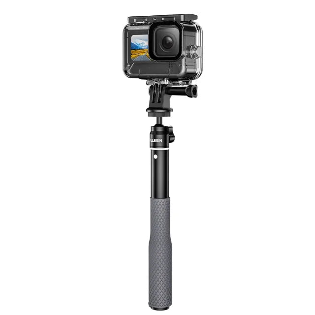 TELESIN Aluminum Alloy Waterproof Selfie Stick