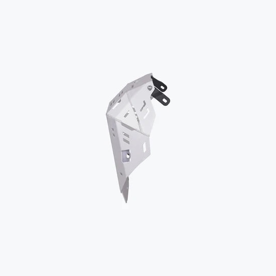 Hero Xpulse 210 Vambrace Bash Plate Silver | Legundary