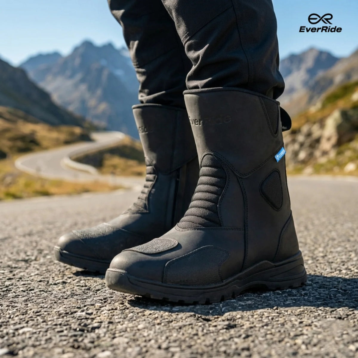 EverRide Hexatour Touring Motorcycle Boots | Cerros Protection