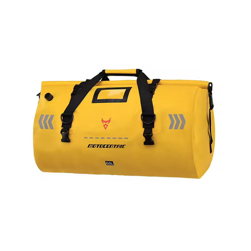 Moto Centric 66L yellow tail bag product view