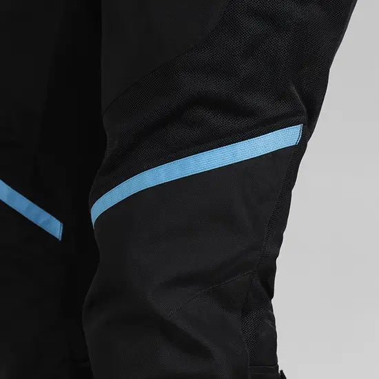 ROYAL ENFIELD TRIPPER MOTORCYCLE RIDING PANT - BLACK BLUE