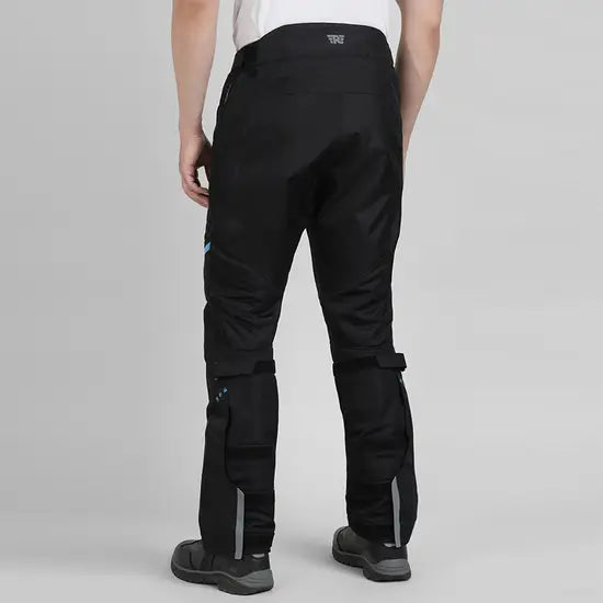 ROYAL ENFIELD TRIPPER MOTORCYCLE RIDING PANT - BLACK BLUE