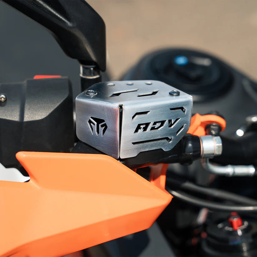 Moto Torque Stainless Steel & Mild Steel Front Master Cylinder Guard for KTM 390 Adventure / Adventure X