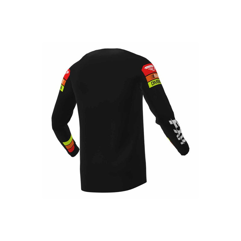 FXR Clutch MX Jersey 23 - Black / Orange / Hi Vis