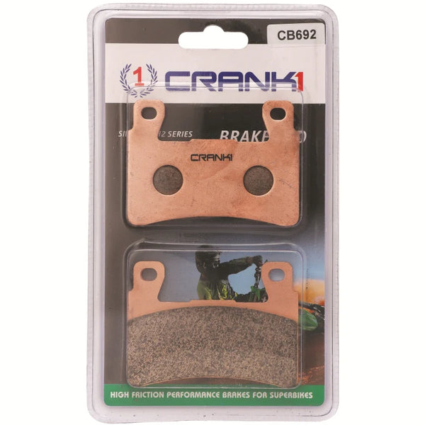 Crank1 Sintered Brake Pads for Kawasaki Ninja ZX-6R