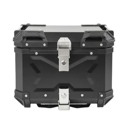 LGP X Type Universal Silver 45L Aluminum Top Box – Heavy-Duty Motorcycle Luggage