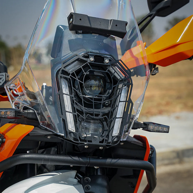 Moto Torque Headlight Guard Spider Version for KTM 390 Adventure X/S (2025)