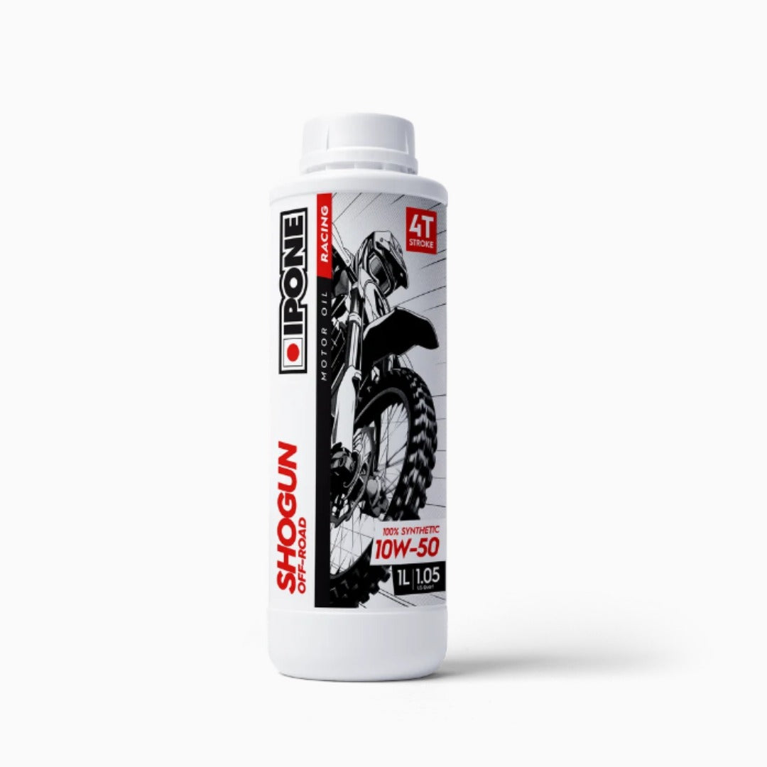 IPONE SHOGUN OFF-ROAD 10W-50 – 100% PAO & Ester Synthetic 4T Engine Oil