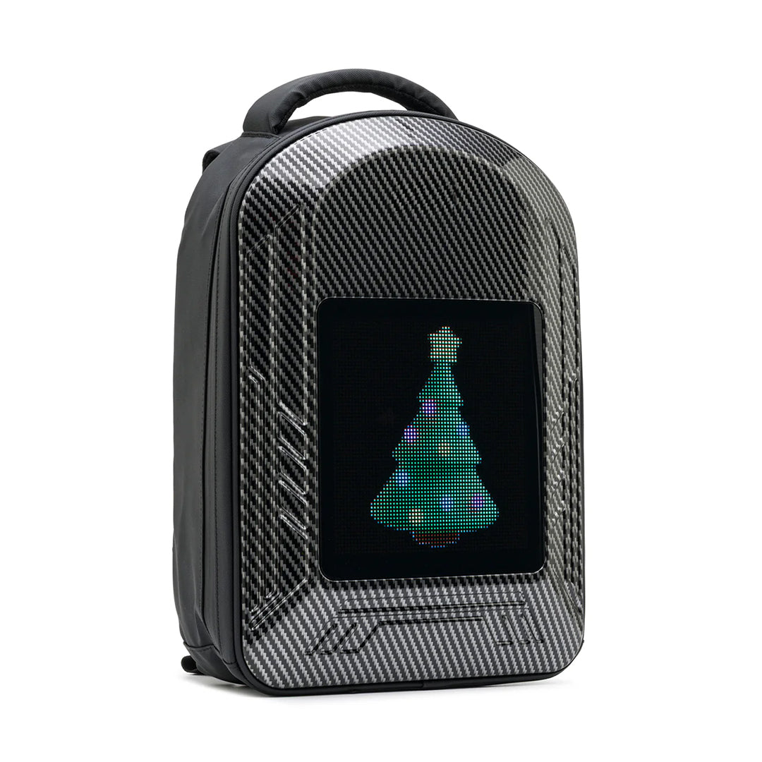 LED Screen Medium Titanium Backpack | Waterproof Smart Backpack with Custom Display