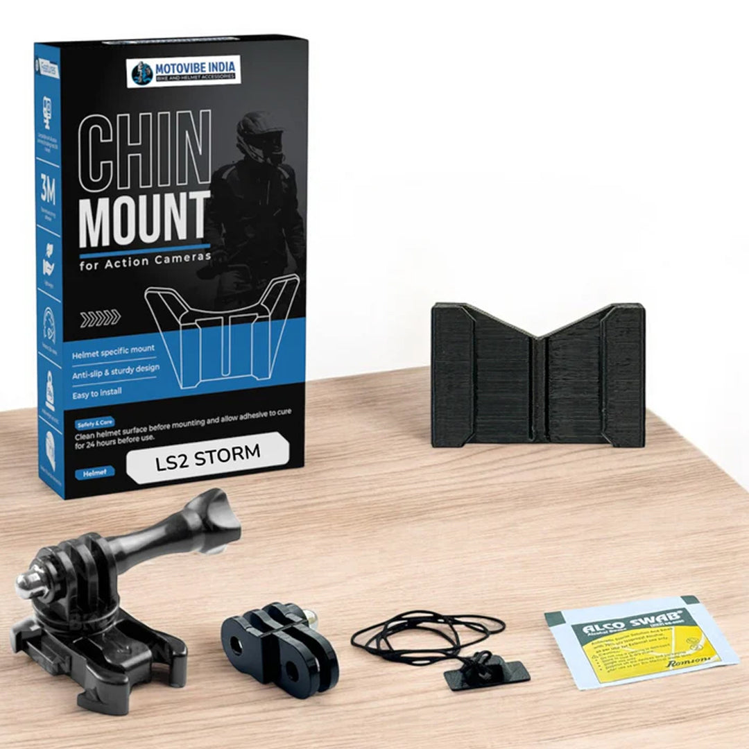 MotoVibe Helmet Chin Mount for Action Cameras – LS2 STORM