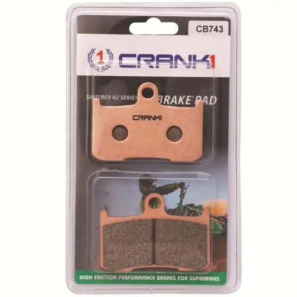 Crank1 Sintered Brake Pads for Kawasaki Z900