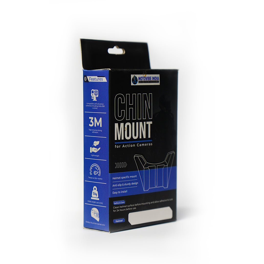 MotoVibe Helmet Chin Mount for Action Cameras – STUDDS HELIOS